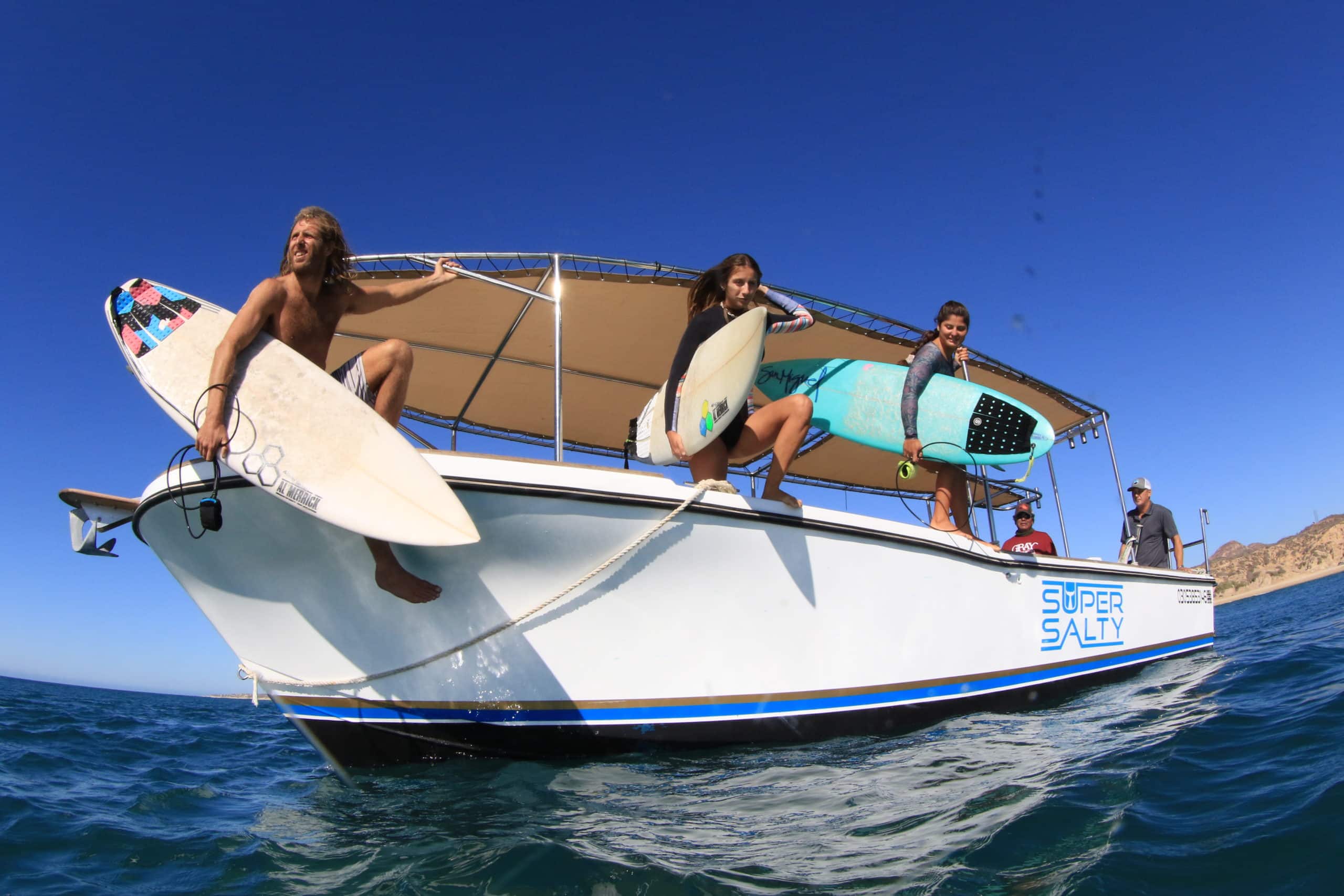 Boat surf safari